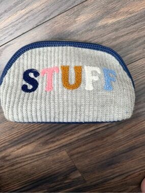Shiraleah Stuff Knit Zip Pouch